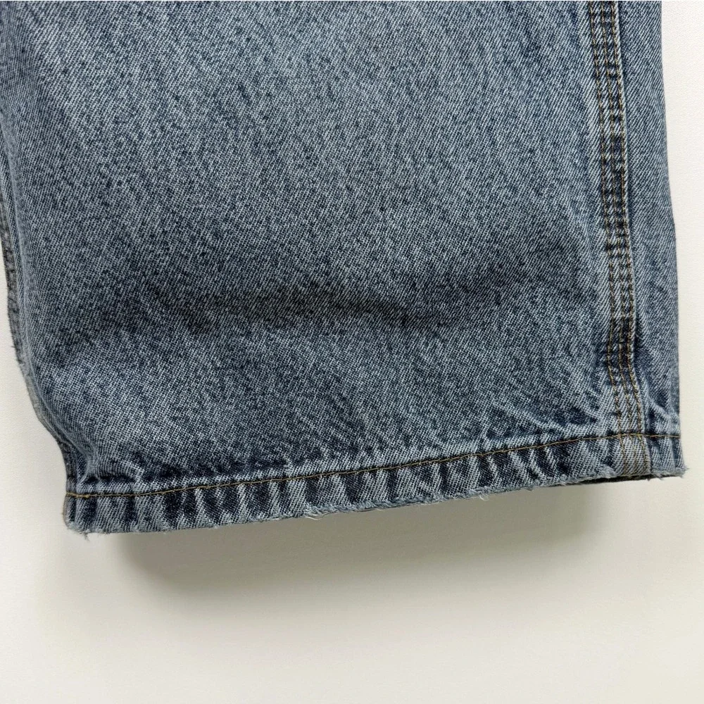 Carhartt Carpenter Jeans Mens 32x34 Blue Good Utility Workwear Denim B11 DST